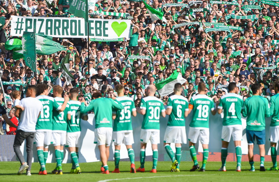 Werder Brema na zakończeniu sezonu 2018/19