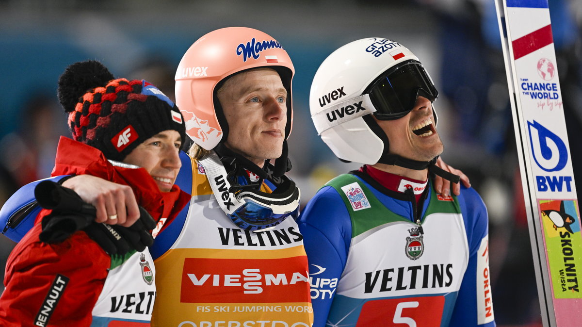 Kamil Stoch, Dawid Kubacki, Piotr Żyła