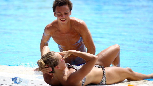 Tom Daley i Tonia Couch