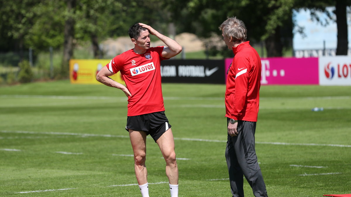 Robert Lewandowski i Zbigniew Boniek