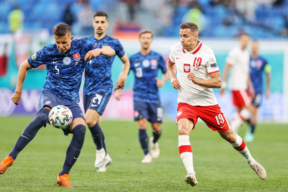 Lubomir Satka zagrał przeciwko reprezentacji Polski na EURO 2020