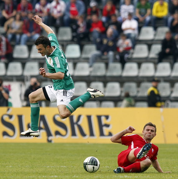 PIŁKARSKA EKSTRAKLASA GÓRNIK ZABRZE KONTRA GKS BEŁCHATÓW