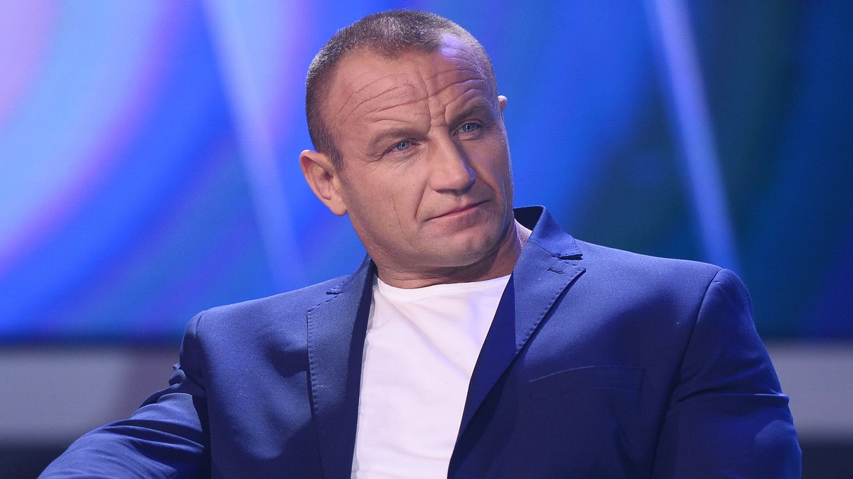 Mariusz Pudzianowski w jury programu "The Brain. Genialny umysł" w 2017 r.