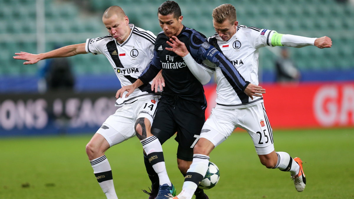 Pilka nozna. Liga Mistrzow. Legia Warszawa - Real Madryt. 02.11.2016