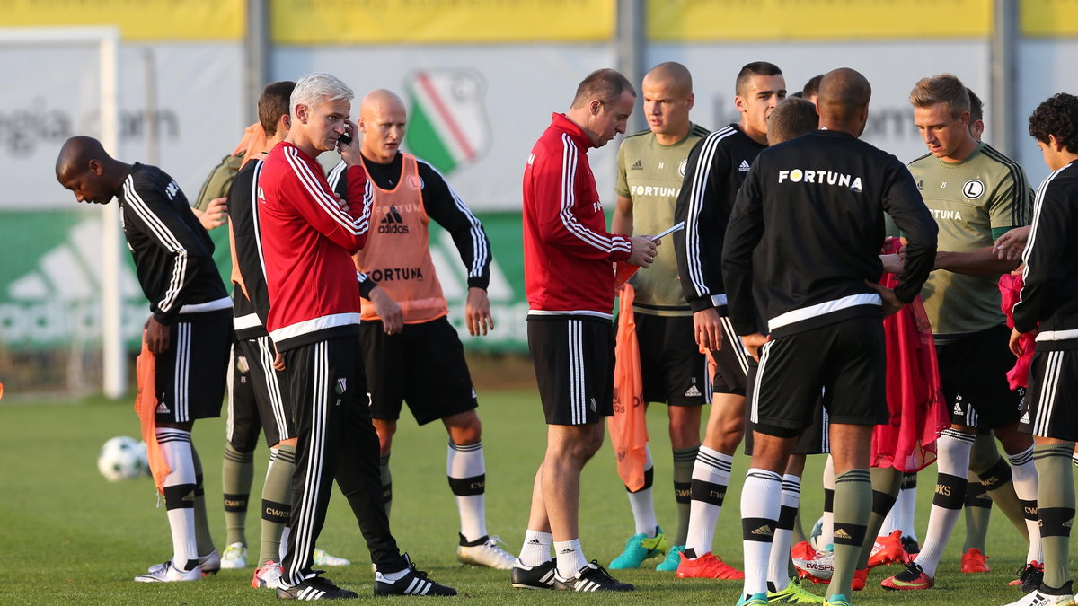 Pilka nozna. Ekstraklasa. Legia Warszawa. Trening. 25.09.2016