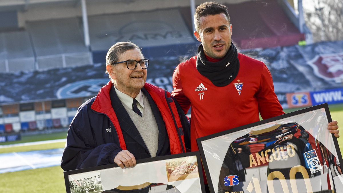 Zanim kibiców przepędziła ze stadionów pandemia, Władysław Żmuda starał się regularnie bywać na domowych meczach Górnika.