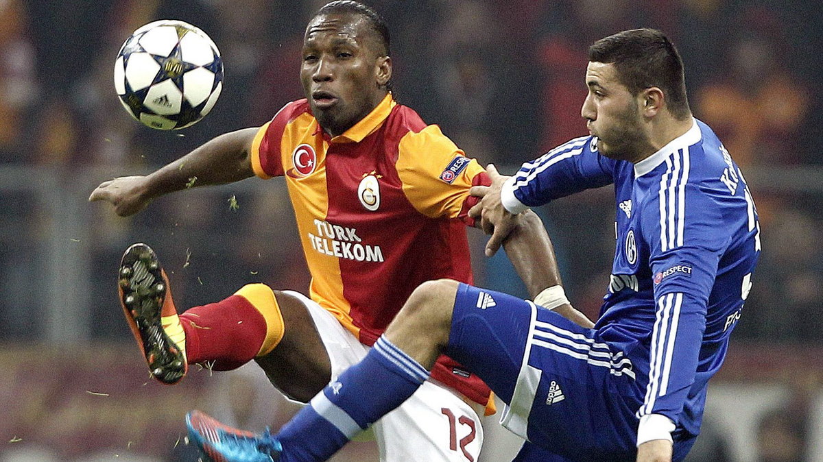 Galatasaray - Schalke: Didier Drogba (L)