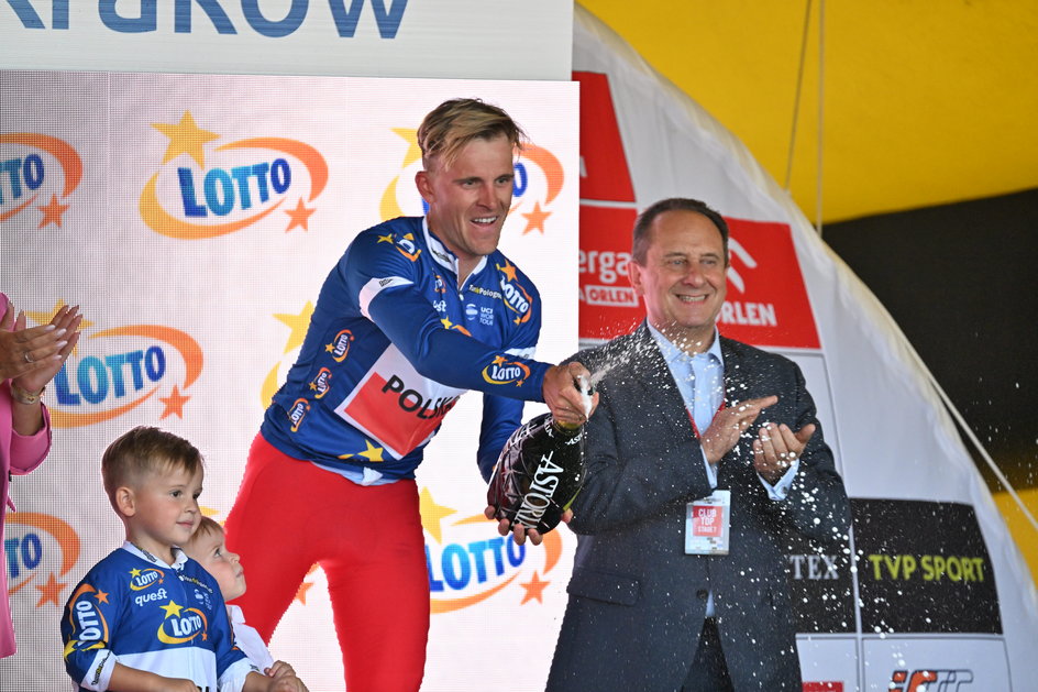 Patryk Stosz, najaktywniejszy kolarz 80. Tour de Pologne