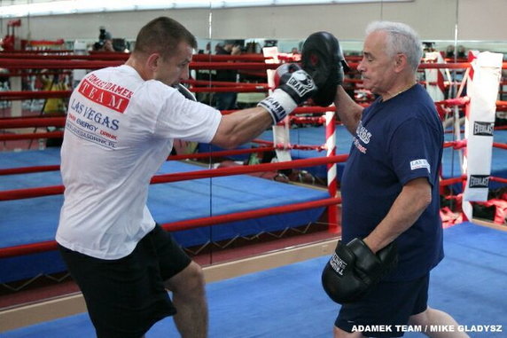 Trening medialny Tomasza Adamka