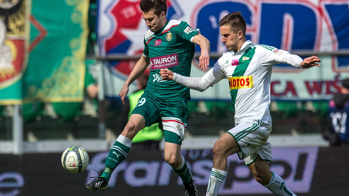 PIŁKA NOŻNA LIGA POLSKA ŚLĄSK WROCŁAW LECHIA GDAŃSK