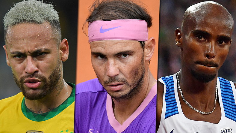 Neymar, Rafael Nadal i Mo Farah