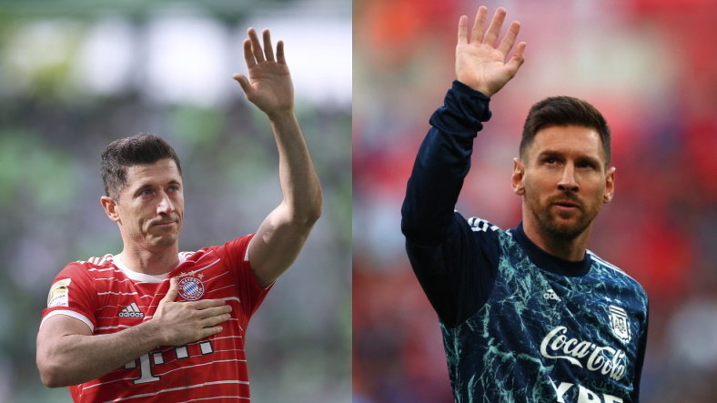 Robert Lewandowski, Lionel Messi