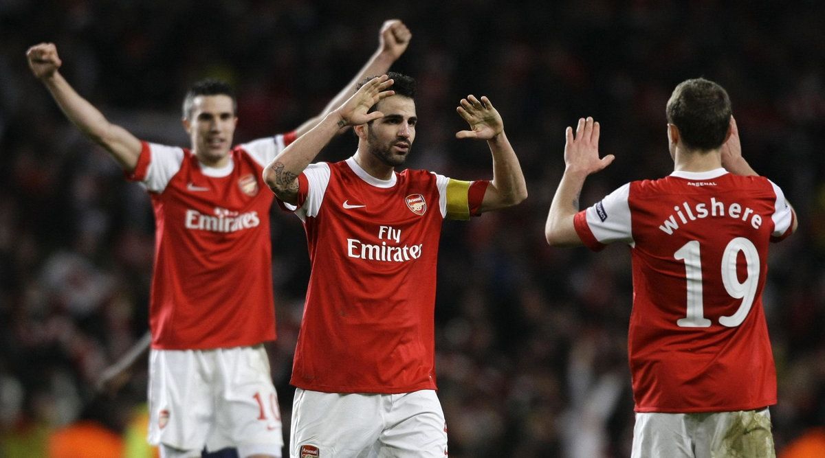 Robin van Persi, Cesc Fabregas, Jack Wilshere