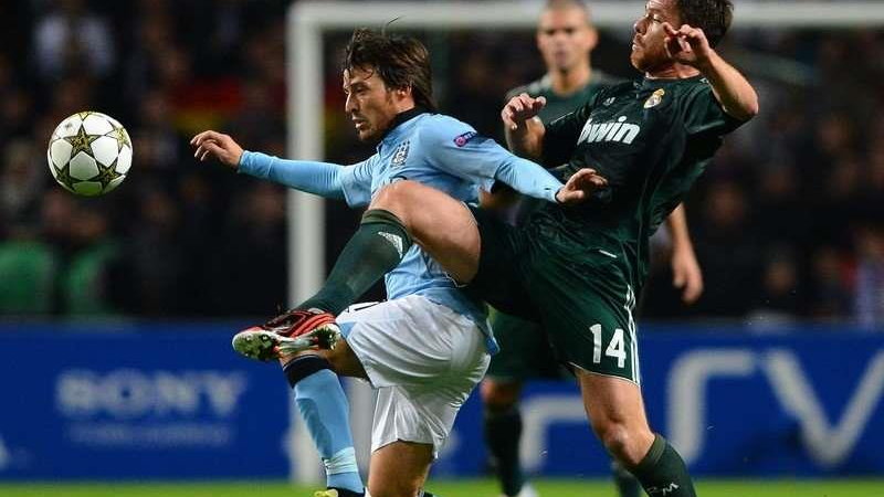 Manchester City - Real/Xabi Alonso i David Silva 