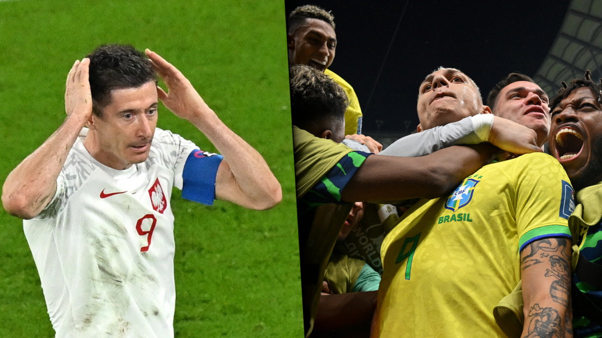 Robert Lewandowski i Brazylijczycy