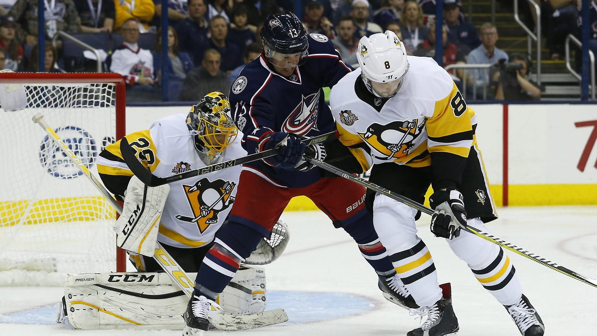 NHL: Stanley Cup Playoffs-Pittsburgh Penguins at Columbus Blue Jackets