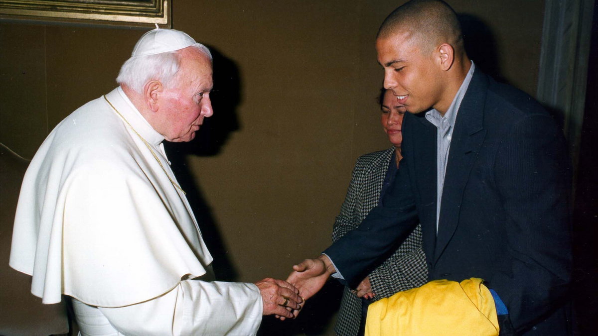 Jan Paweł II i Ronaldo