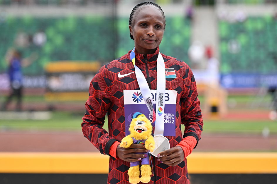 Hellen Obiri w tym roku w Eugene została wicemistrzynią świata w biegu na 10 000 m