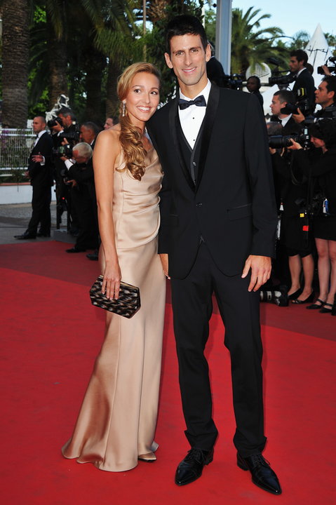 Novak Djoković z żoną Jeleną (zdjęcie z 2011 r.)