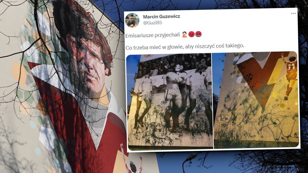 Mural Włodzimierza Smolarka, zdjęcia zniszczeń