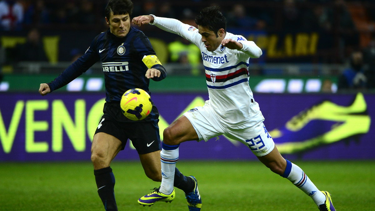 Eder (Sampdoria, z prawej)