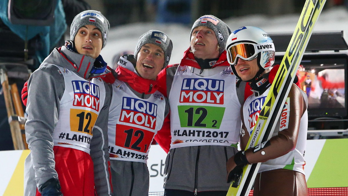 Kamil Stoch, Piotr Żyła, Maciej Kot, Dawid Kubacki