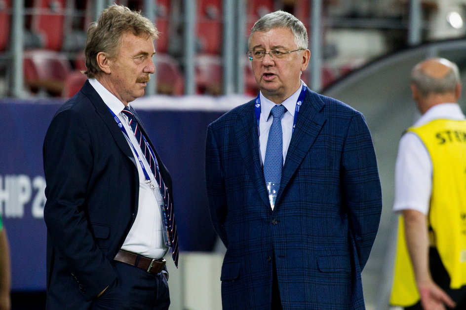 Zbigniew Boniek i Janusz Filipiak