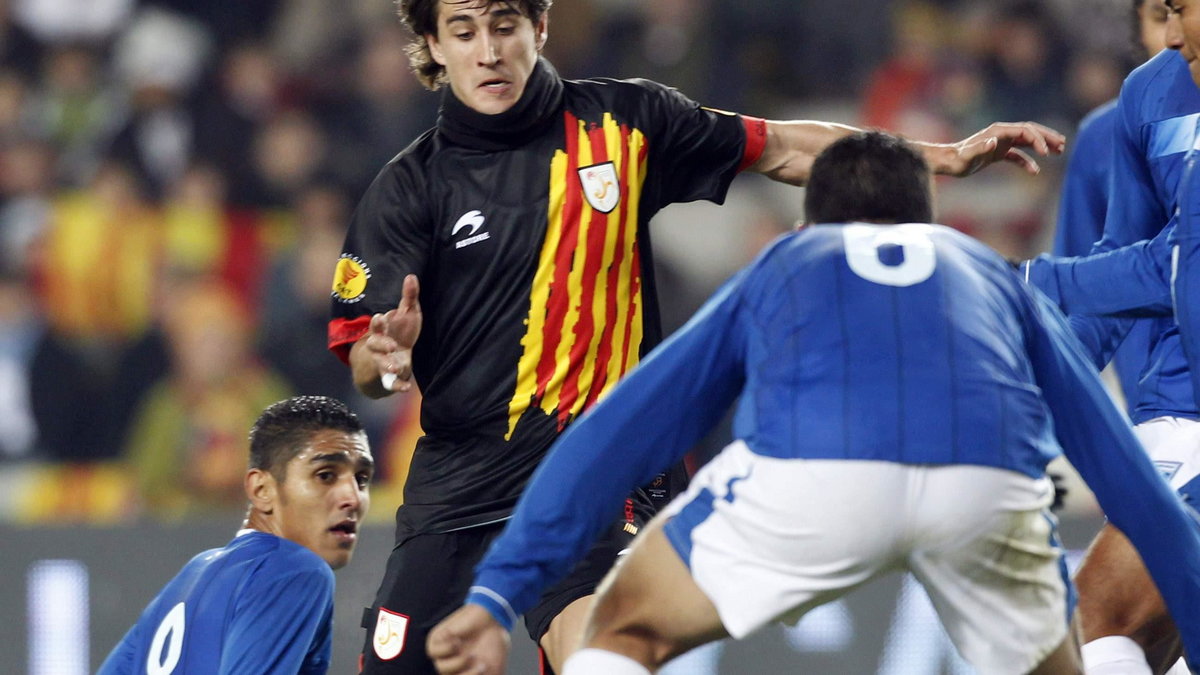 Bojan Krkić w meczu reprezentacji Katalonii z Hondurasem