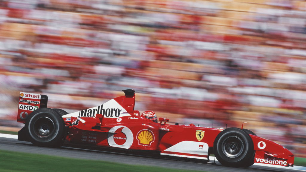 Michael Schumacher w Ferrari F2002 (2002 r.)