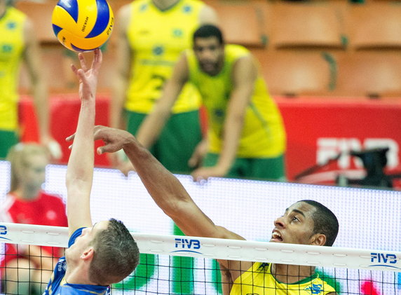 SIATKÓWKA FIVB MISTRZOSTWA ŚWIATA 2014 BRAZYLIA FRANCJA (Benjamin Toniutti Ricardo Lucarelli De Santos)