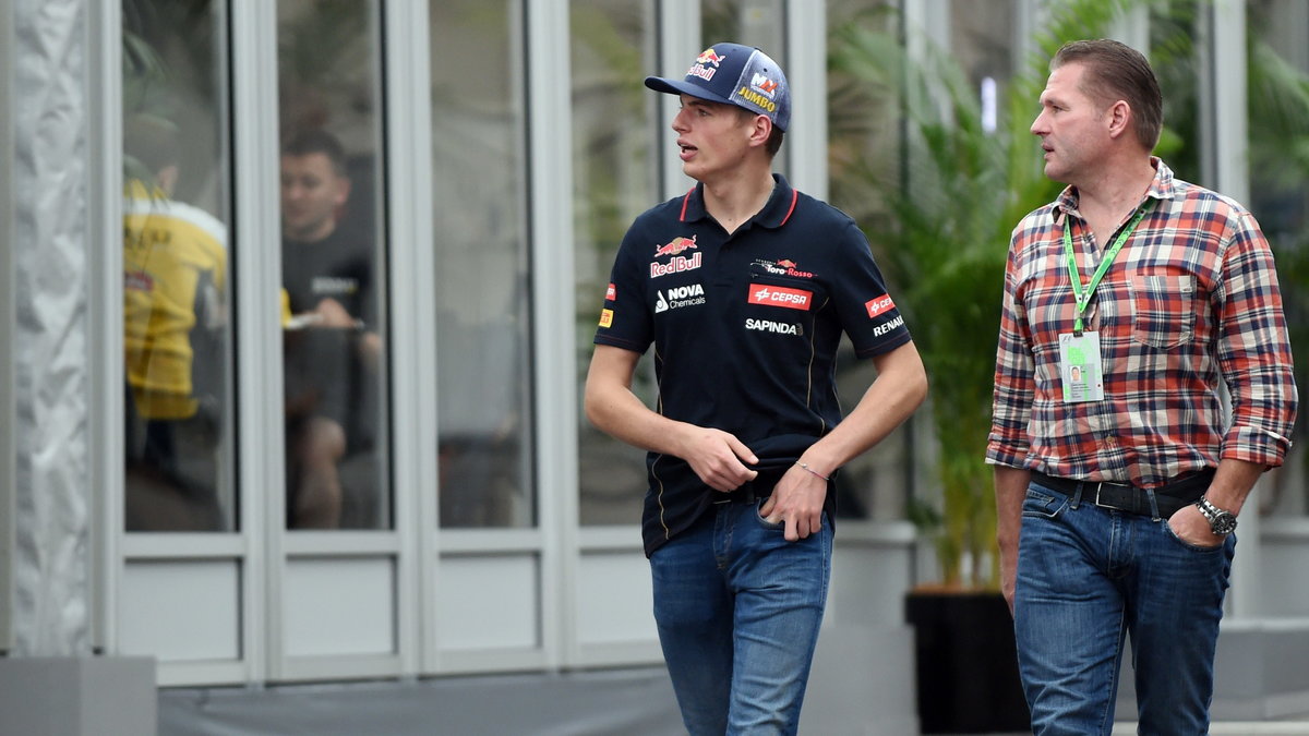 Max (L) i Jos Verstappen