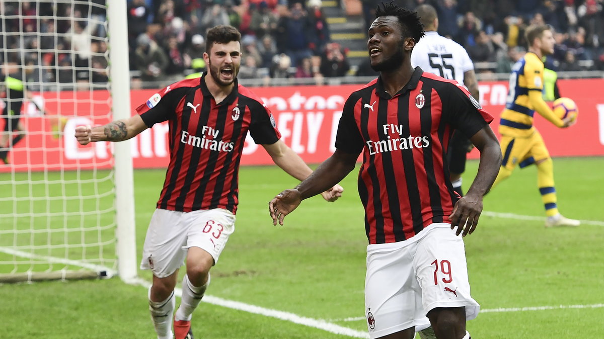 Patrick Cutrone i Franck Kessie strzelili dla Milanu gole w meczu z Parmą