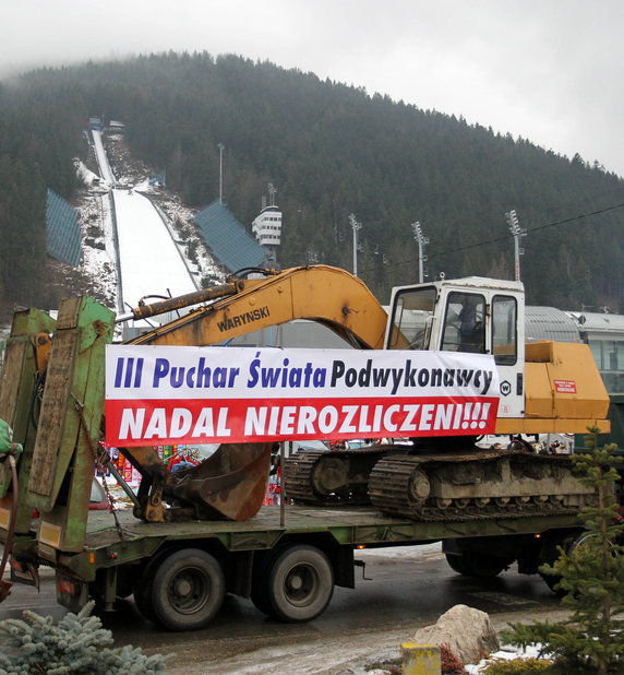 Protest pod Wielką Krokwią