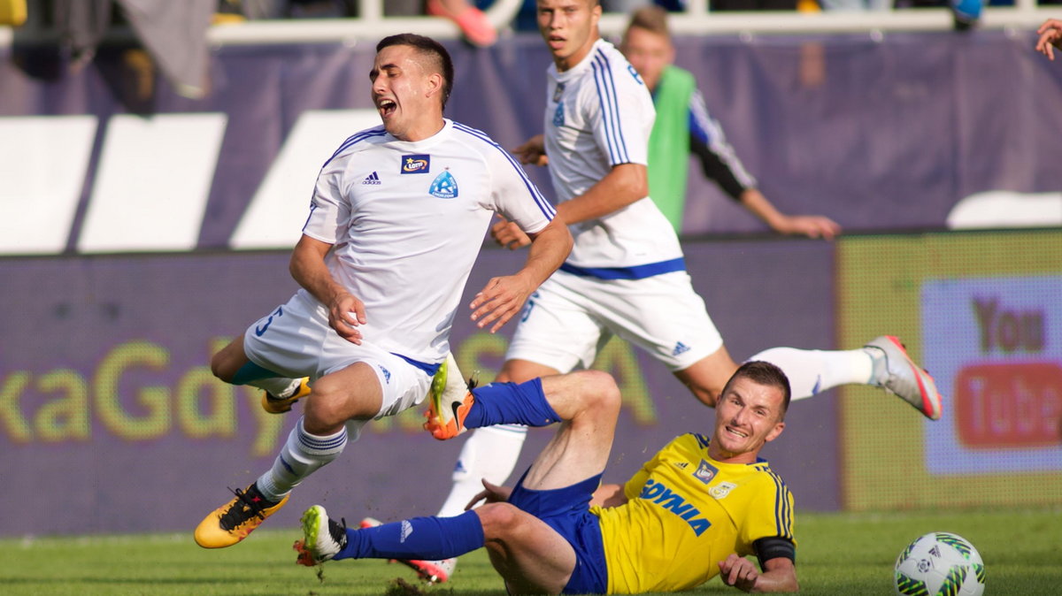 Pilka nozna. Ekstraklasa. Arka Gdynia - Ruch Chorzow. 29.07.2016