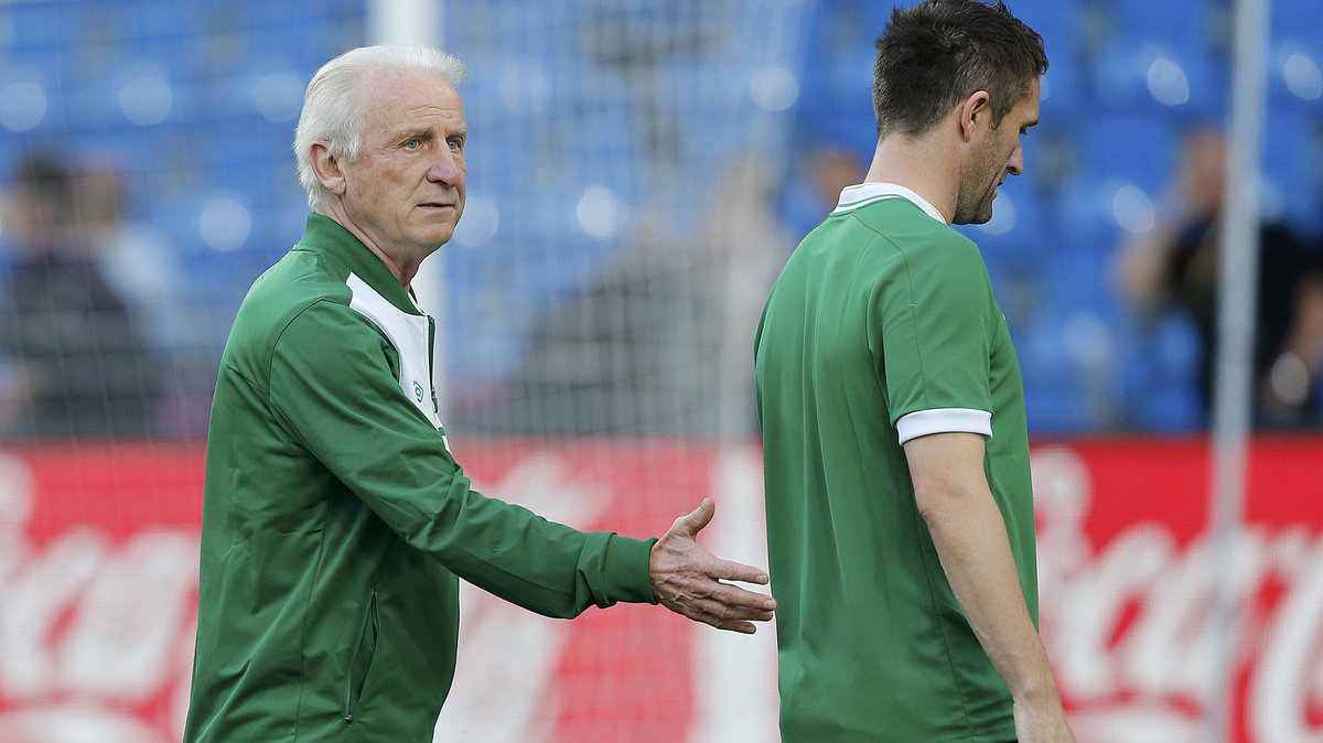 Giovanni Trapattoni (L)