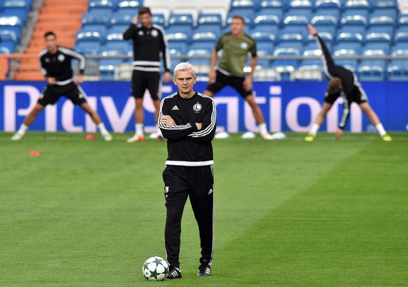 Legia trenowała na Santiago Bernabeu