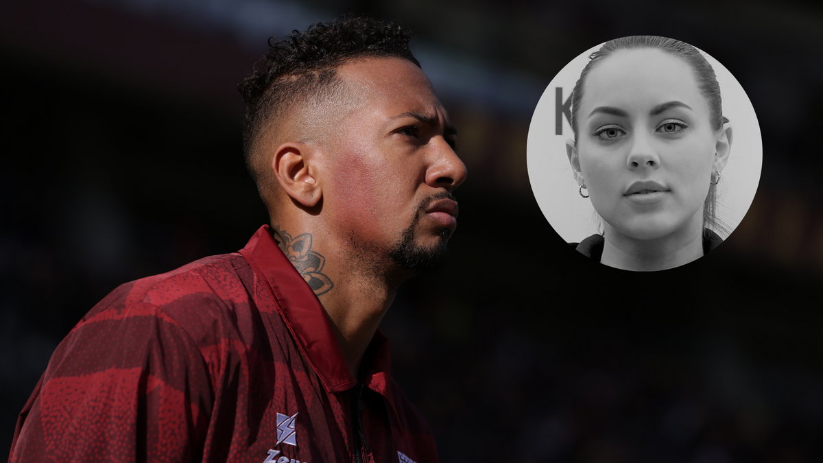 Jerome Boateng i Kasia Lenhardt (w kółeczku)