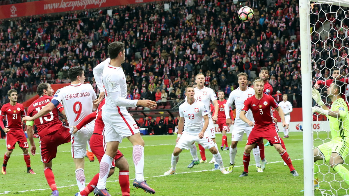 Polska - Armenia. Pilka nozna. Eliminacje FIFA Wold Cup 2018. 08.10.2018