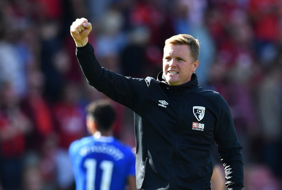 Eddie Howe cieszy się, że jego zespół w końcu awansował w Rankingu Sił. No, w tabeli Premier League też...