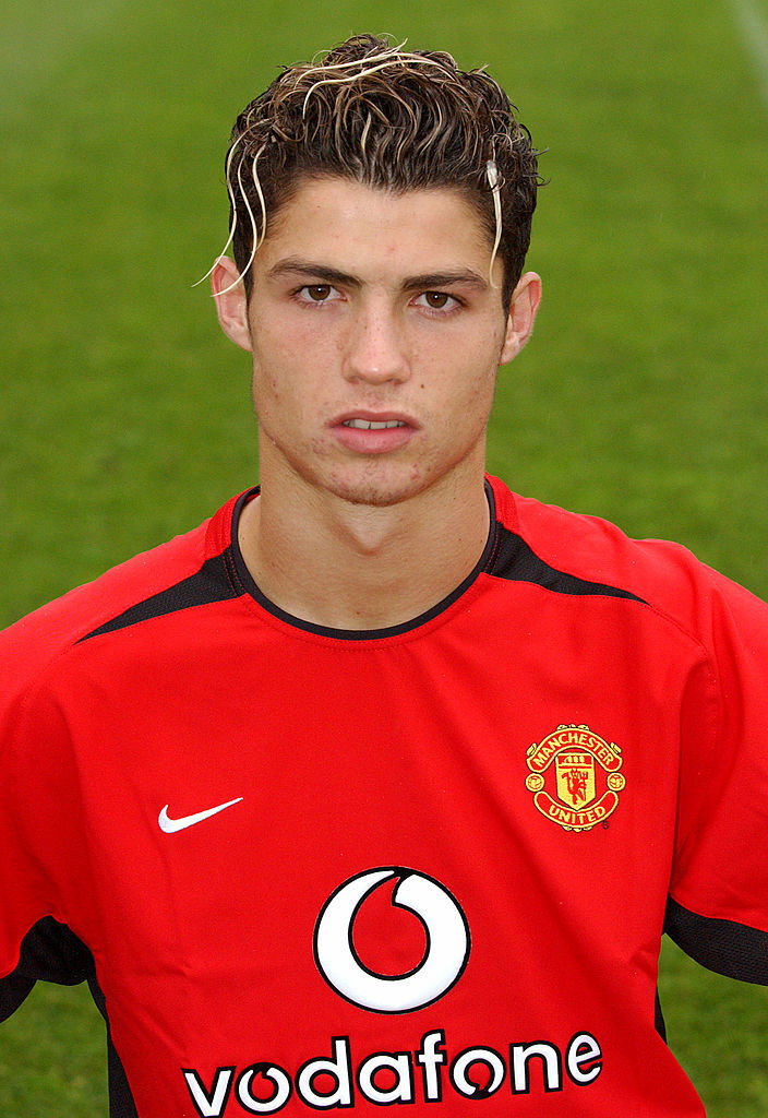 Cristiano Ronaldo w 2003 roku (w barwach Manchesteru United)