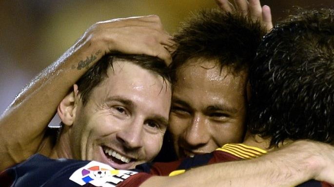 Lionel Messi i Neymar 