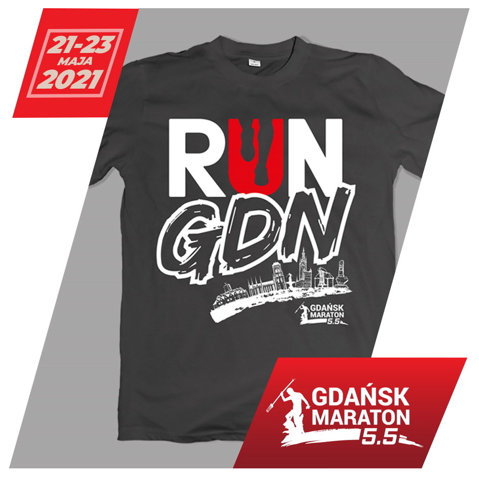 Specjalna koszulka Gdańsk Maraton 55