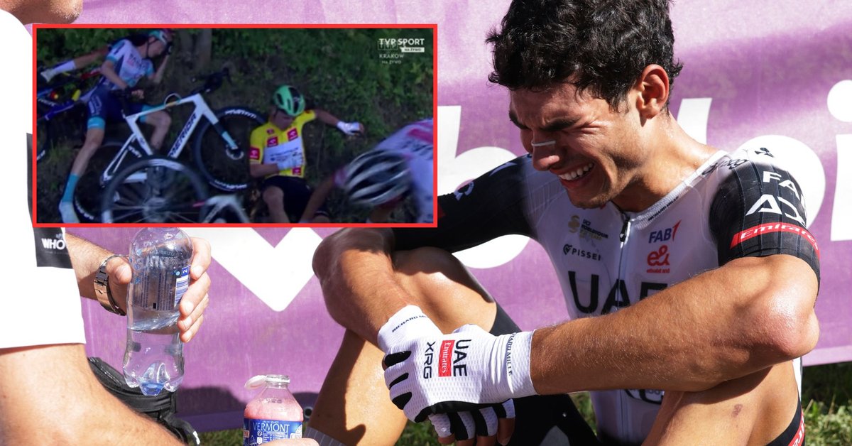 Doznał wielkich obrażeń. 79 dni po wypadku w Tour de Pologne w końcu pokazał twarz