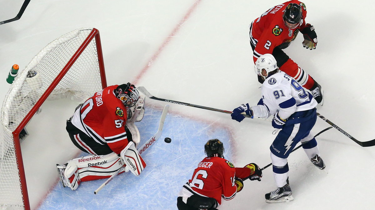 NHL, Chicago Blackhawks, Tampa Bay Lighting, Corey Crawford, Steven Stamkos