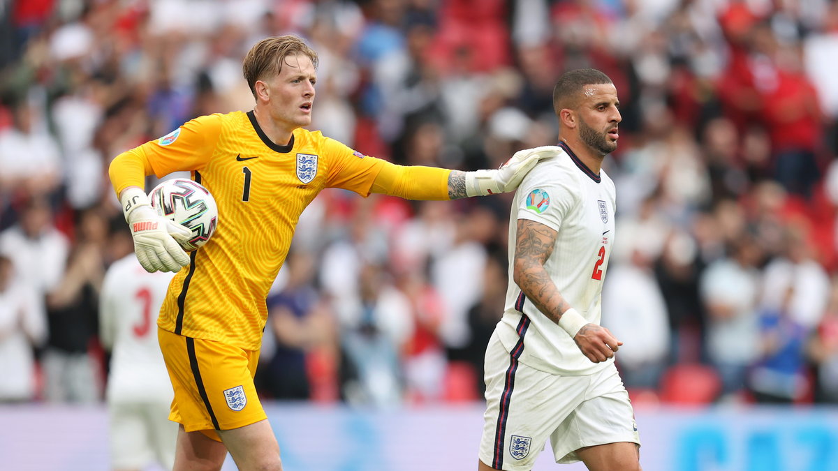 Jordan Pickford i Kyle Walker