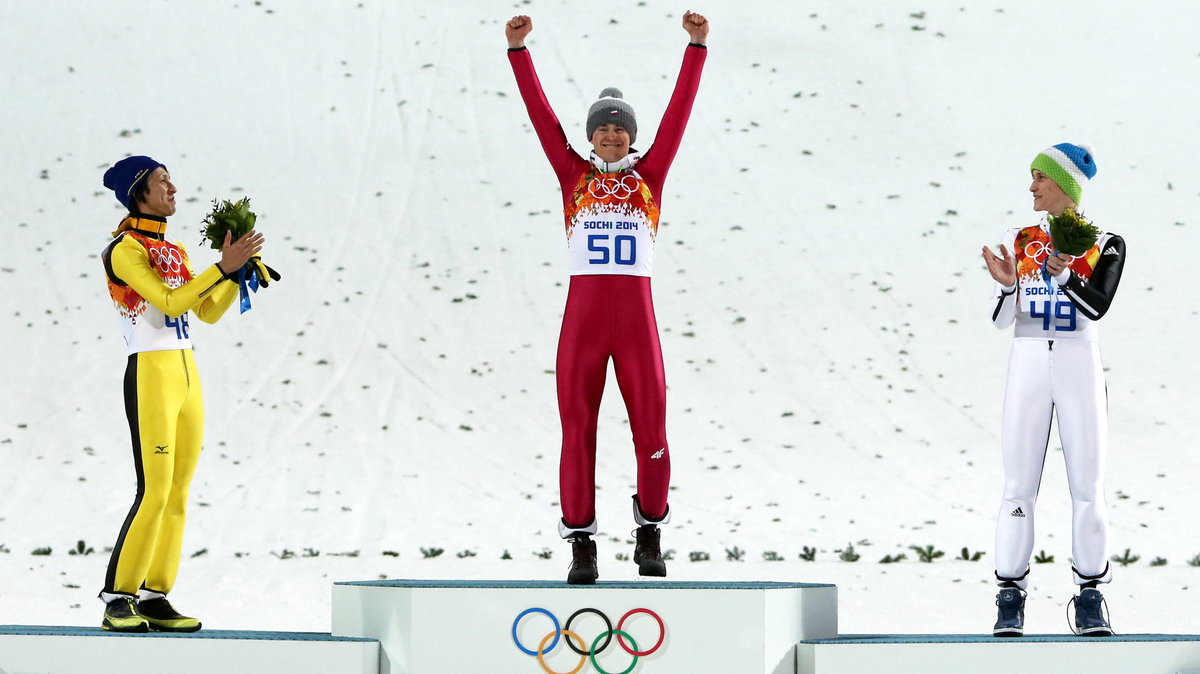 Kamil Stoch (w środku)