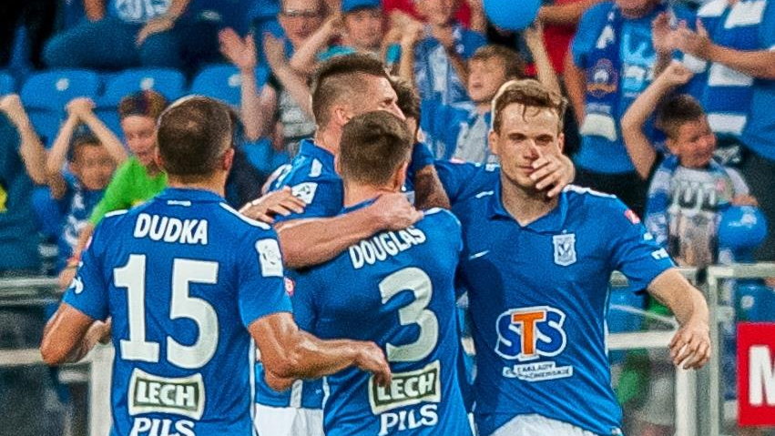 Lech Poznań, Dariusz Dudka, Kasper Hämäläinen, Barry Douglas i Tomasz Kędziora