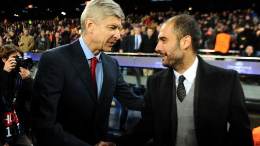 Arsene Wenger, Josep Guardiola