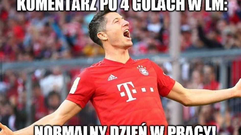 Memy po meczu Bayern - Crvena zvezda. Wielki wyczyn Roberta Lewandowskiego