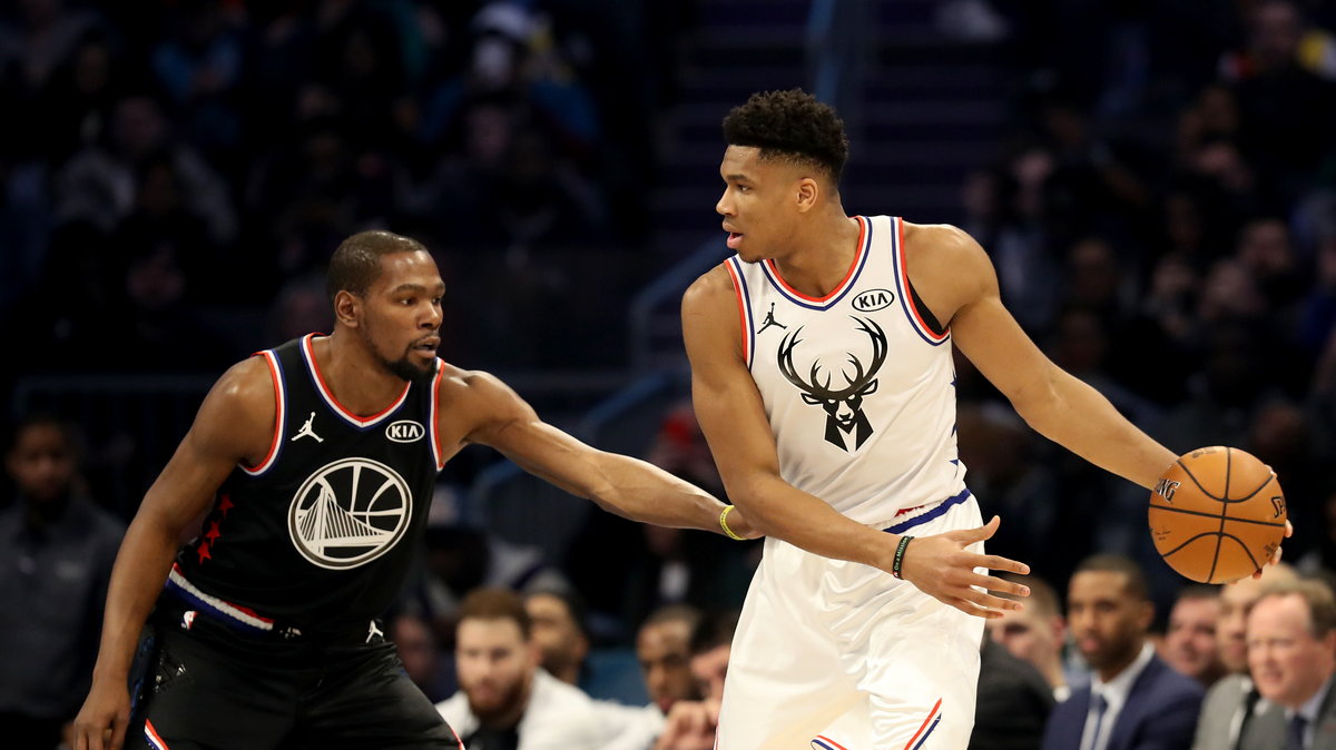 Mecz Gwiazd NBA: Kevin Durant i Giannis Antetokuonmpo